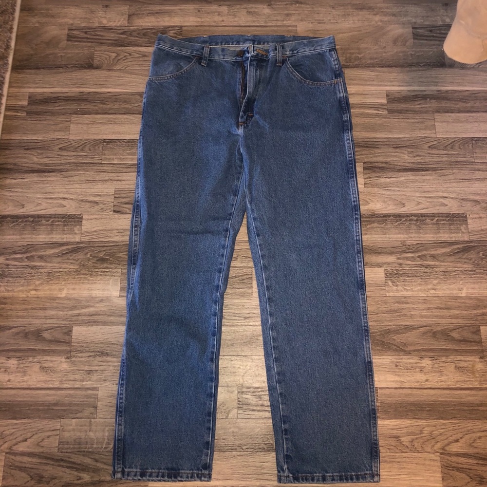 NWT MENS 36/30 RUSTLER REGULAR FIT JEANS